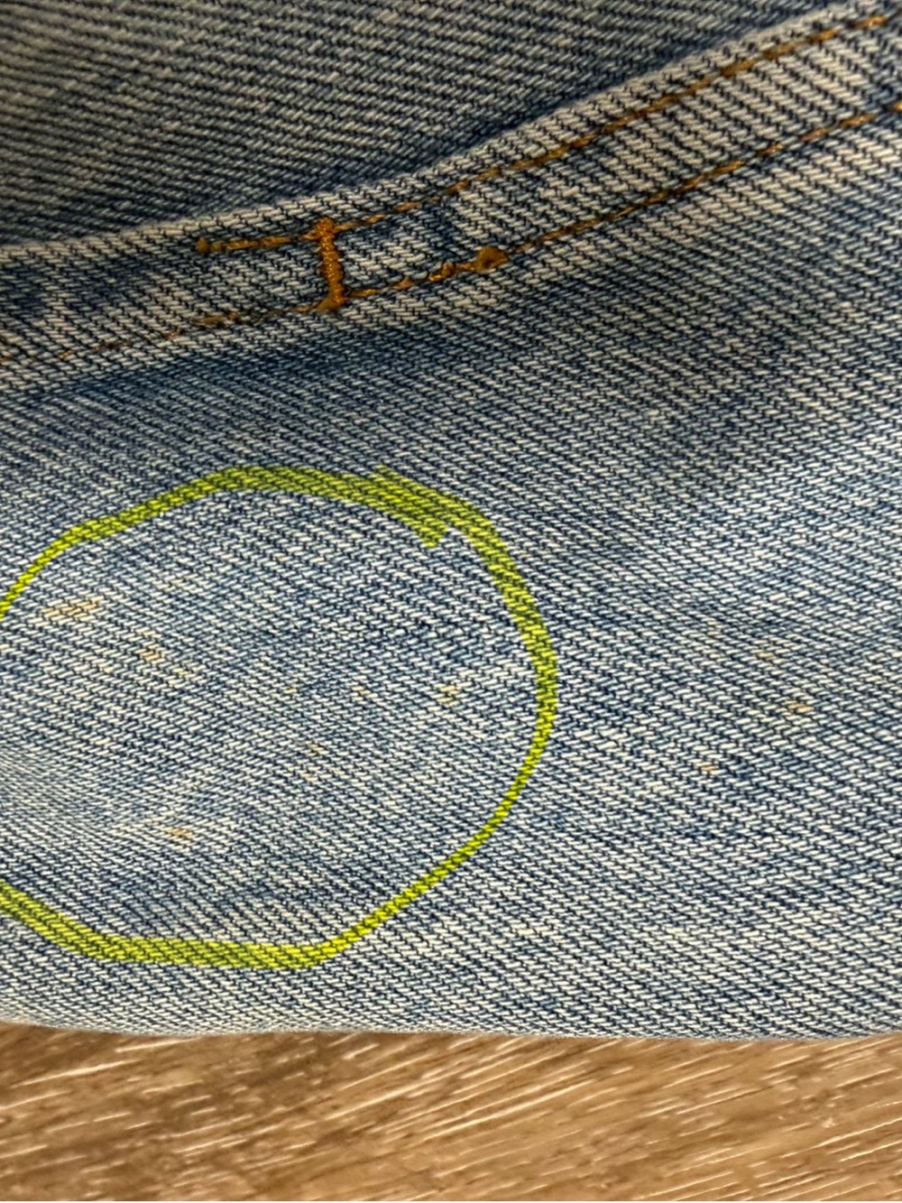 Esprit Vintage 80s/90s Blue Mens Size Medium Trucker Jean Jacket - Picture 14 of 16